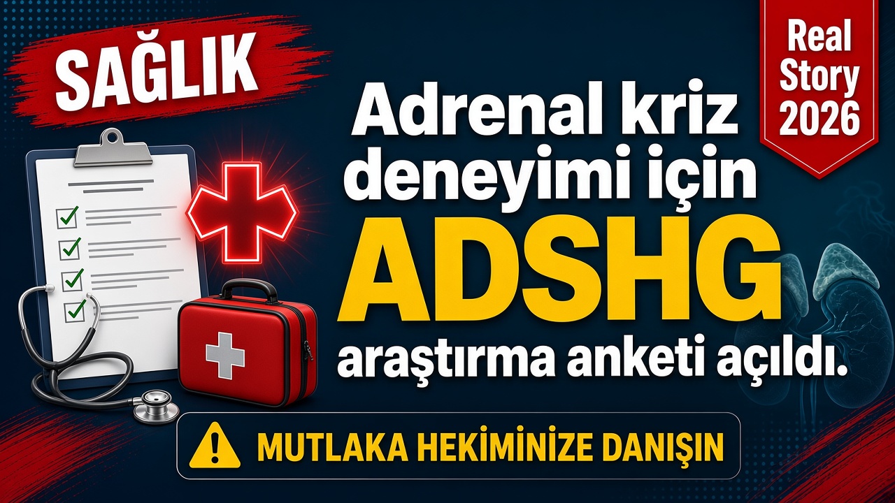 Adrenal kriz deneyimi için ADSHG araştırma anketi açıldı